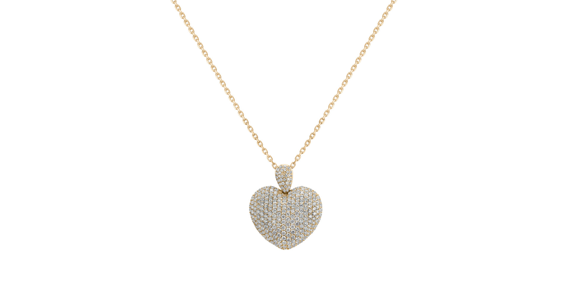 Přívěsok s diamantmi Heart Brilliance