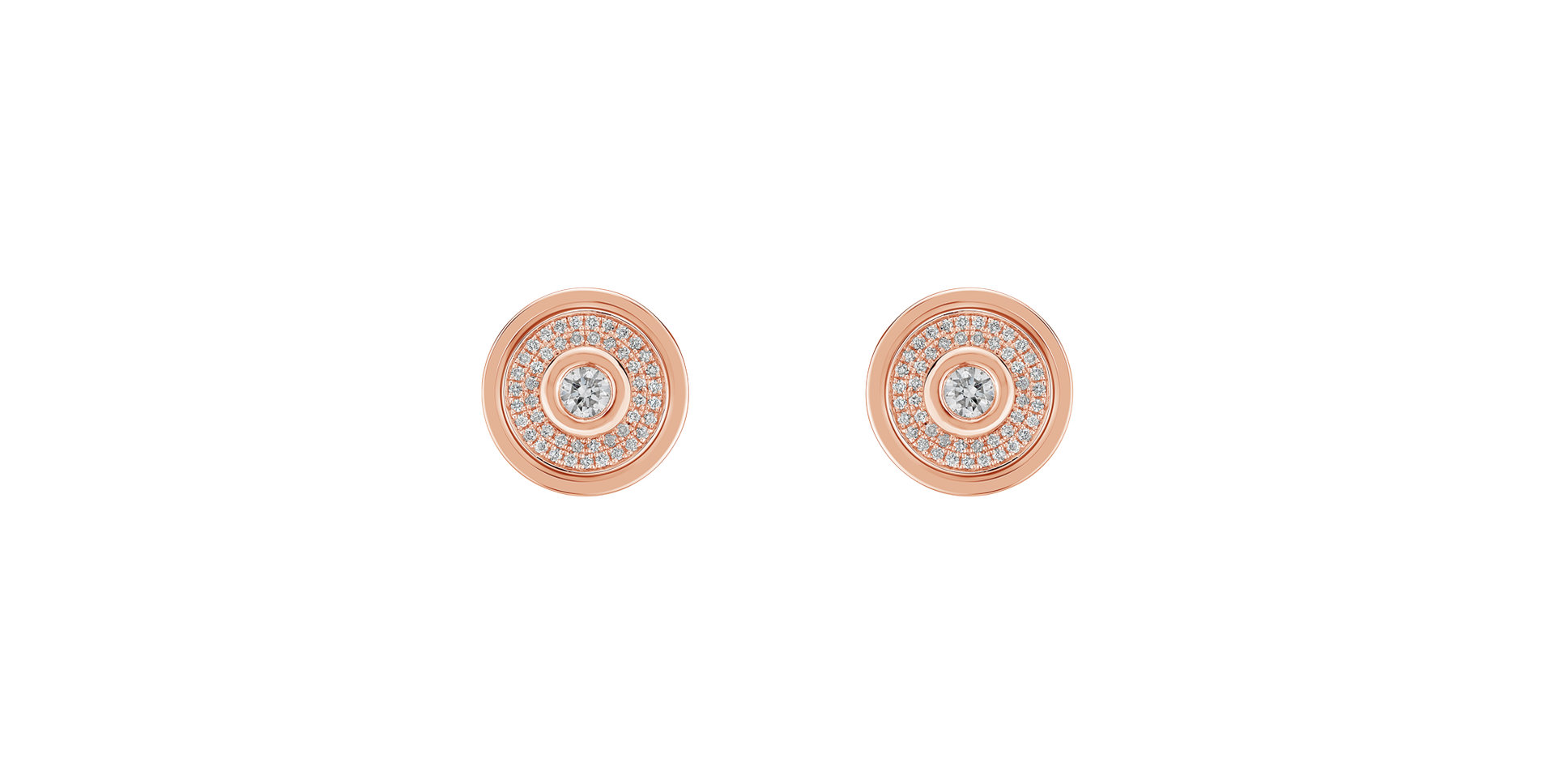 Náušnice s diamantmi Miracle Space