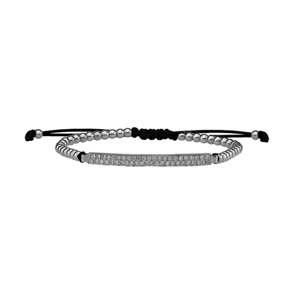 Náramok s diamantmi Shamballa