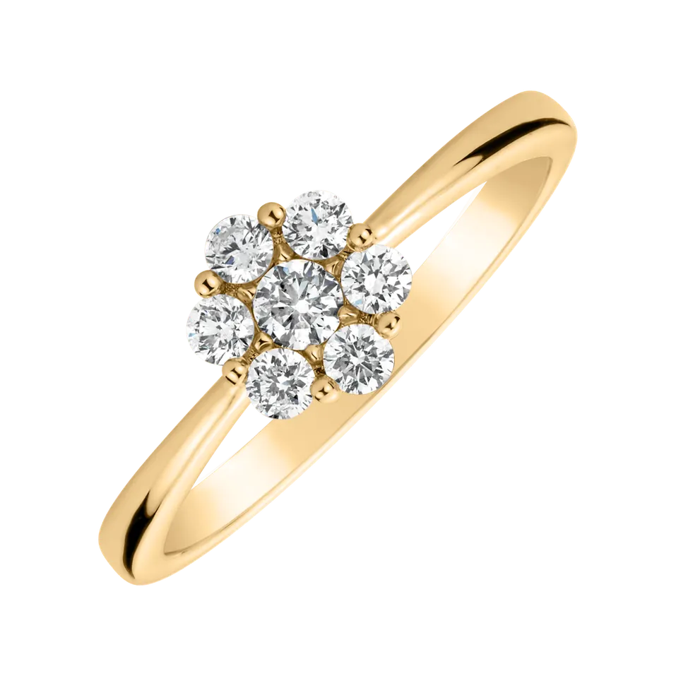 Prsteň s diamantmi Shiny Constellation
