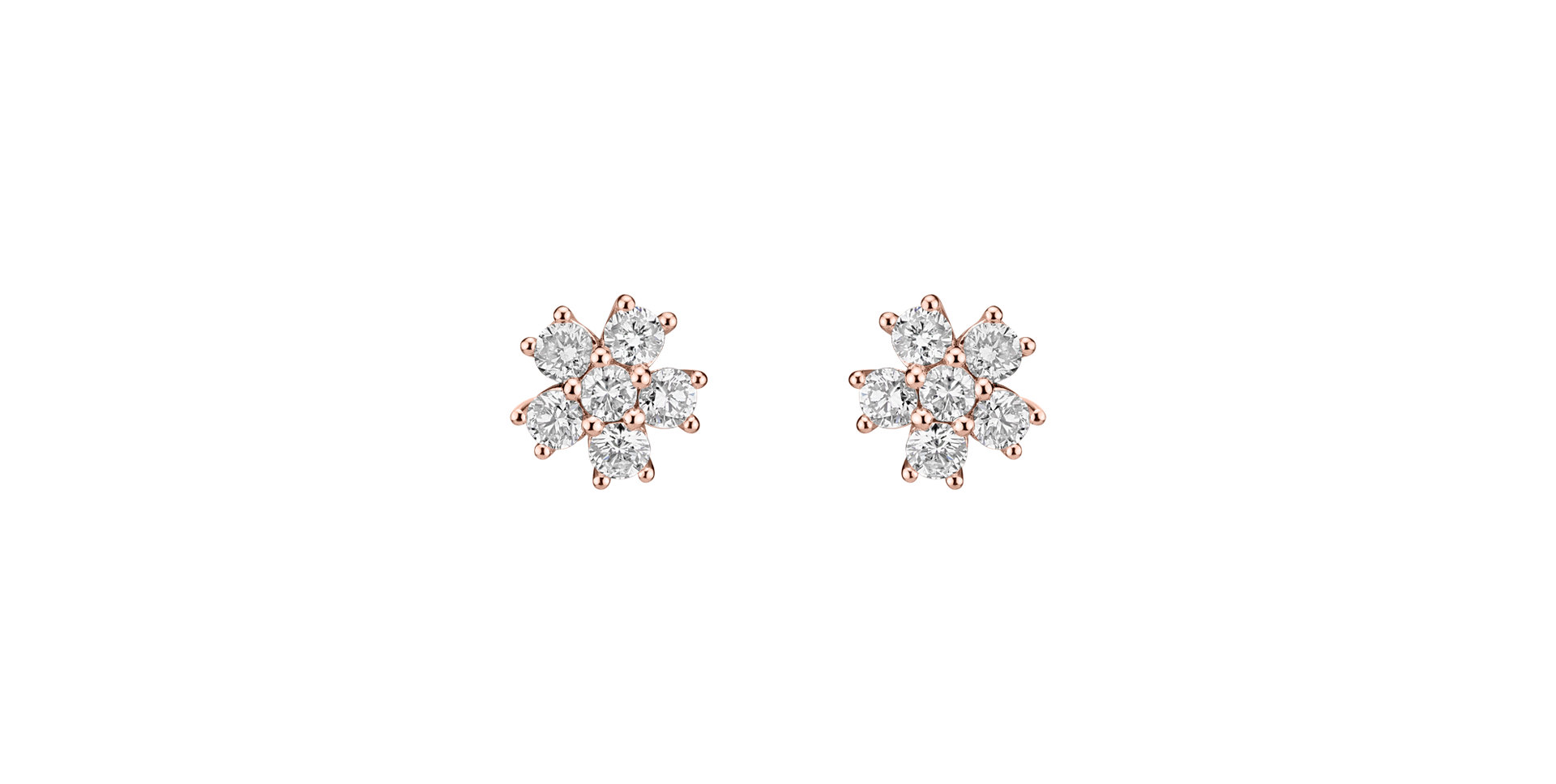 Náušnice s diamantmi Sparkless