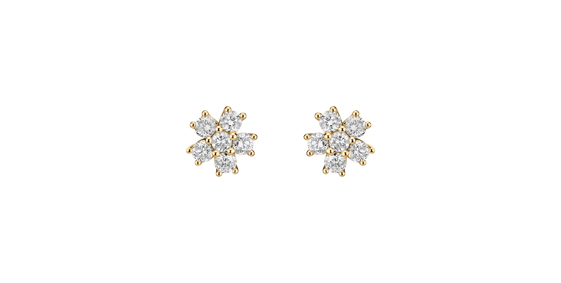 Náušnice s diamantmi Sparkless