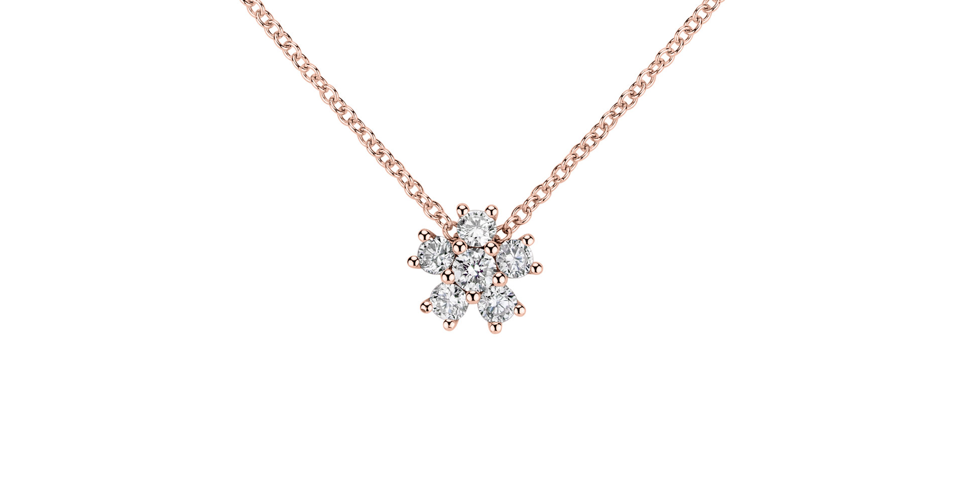 Náhrdelník s diamantmi Sparkless