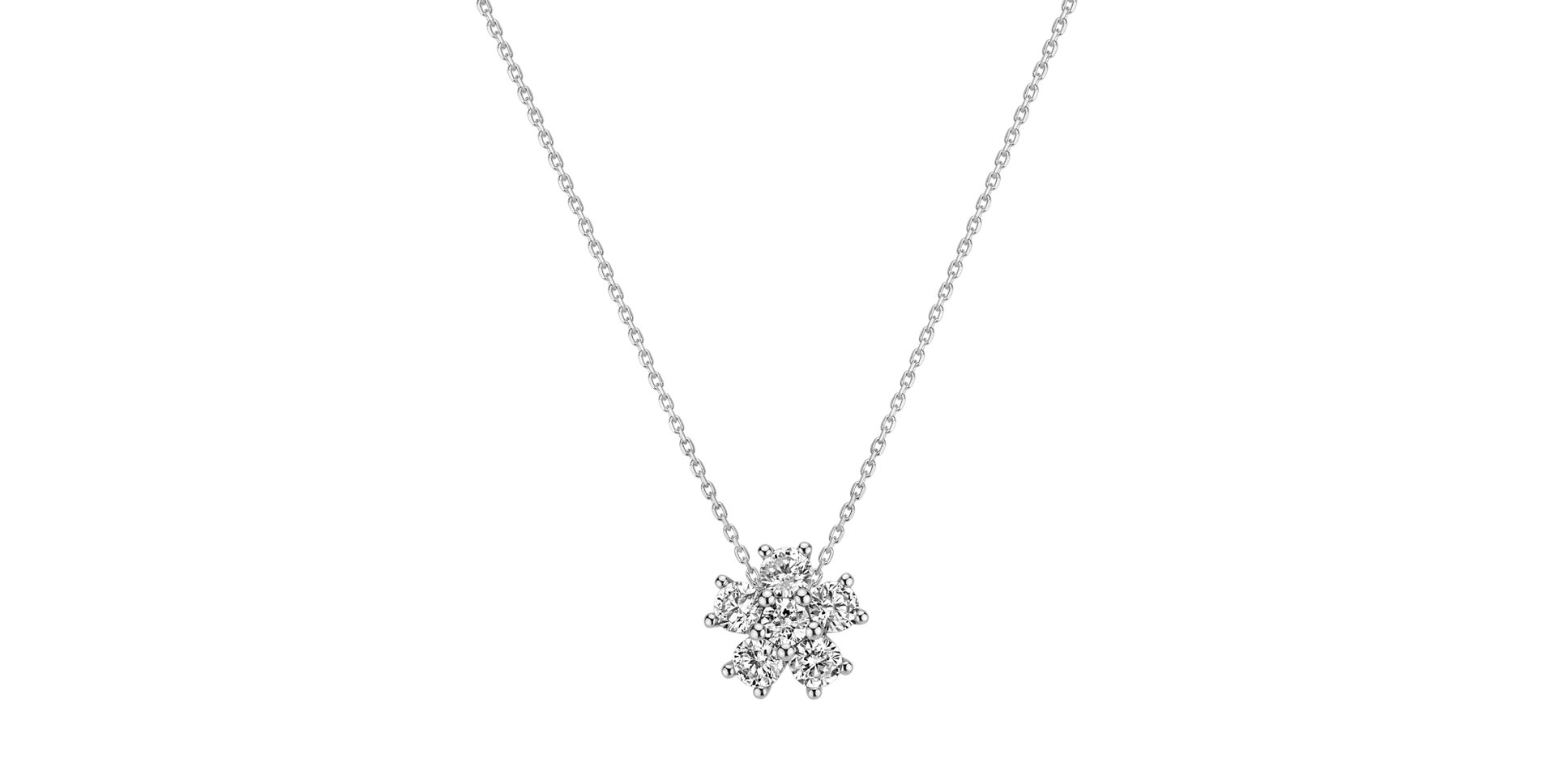 Náhrdelník s diamantmi Sparkling Starlet