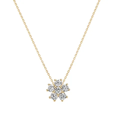 Náhrdelník s diamantmi Sparkling Starlet
