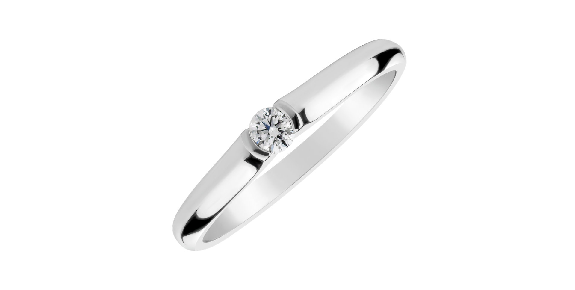 Prsteň s diamantom Brilliant Love