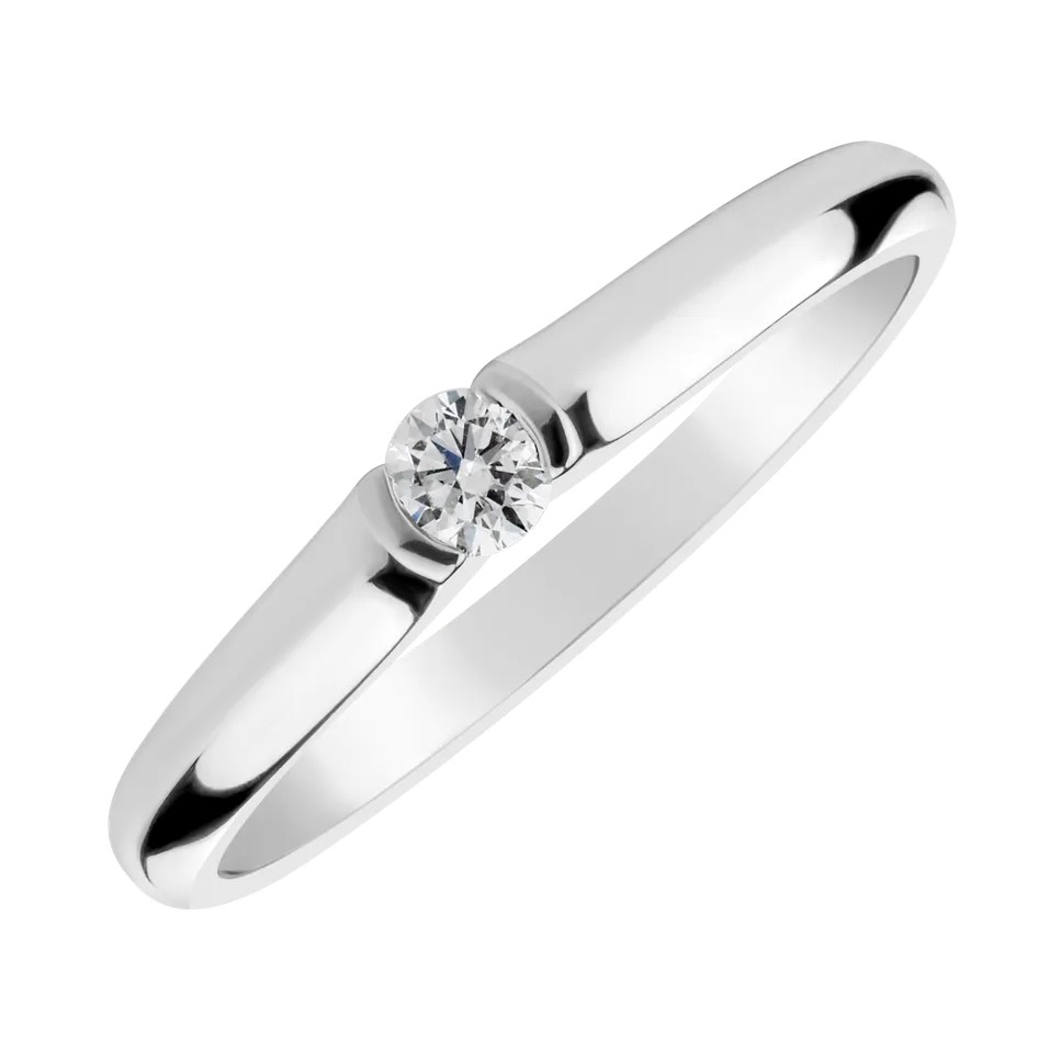 Prsteň s diamantom Brilliant Love