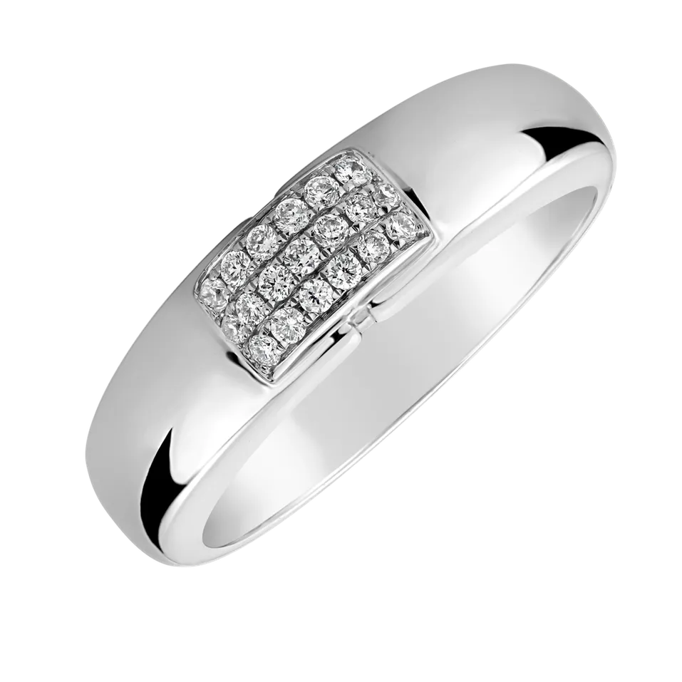 Prsteň s diamantmi Princess Touch