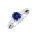 Prsteň s tanzanitom a diamantmi Galya2