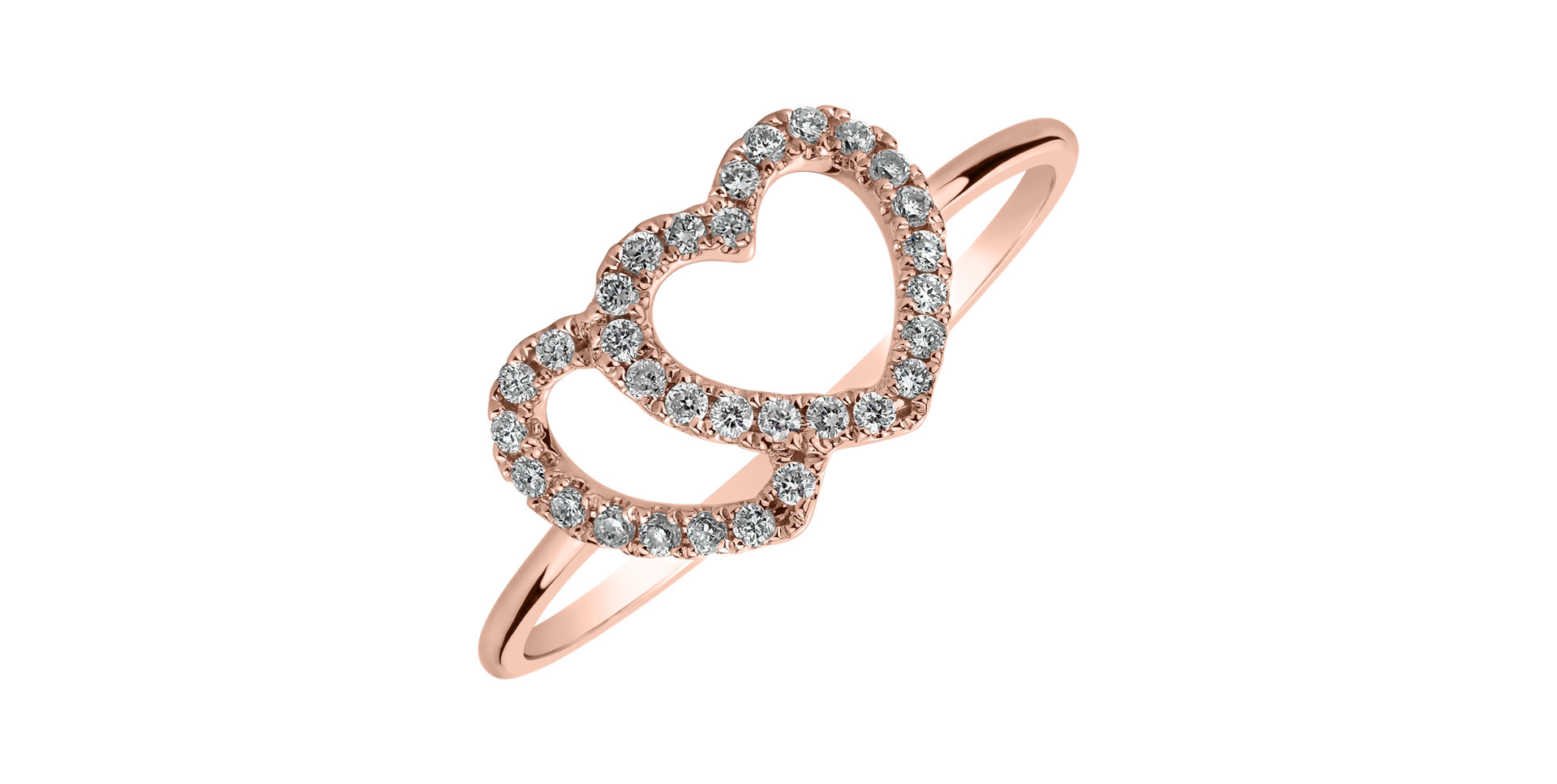 Prsteň s diamantmi Joyful Love