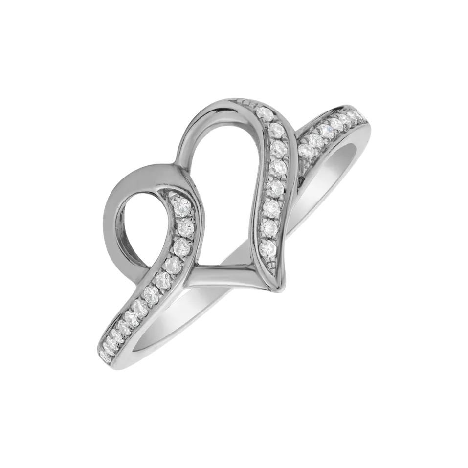 Prsteň s diamantmi Tangled Love