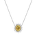 Náhrdelník s bielymi a žltými diamantmi Sunshine Goddess2