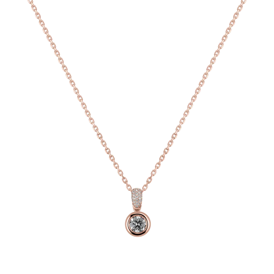 Přívěsok s diamantmi Delicate Drop