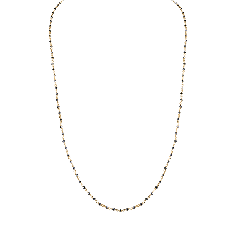 Náhrdelník s čiernymi diamantmi Dark Melody