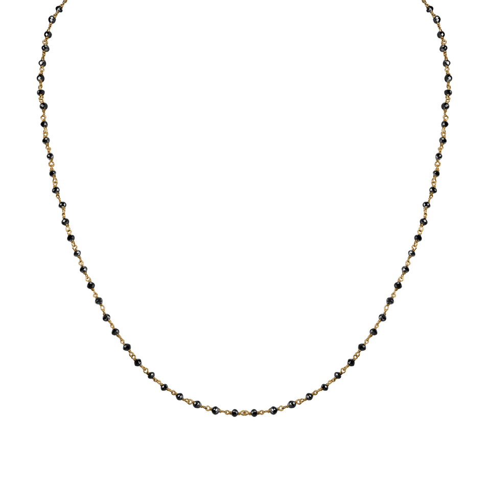 Náhrdelník s čiernymi diamantmi Dark Melody
