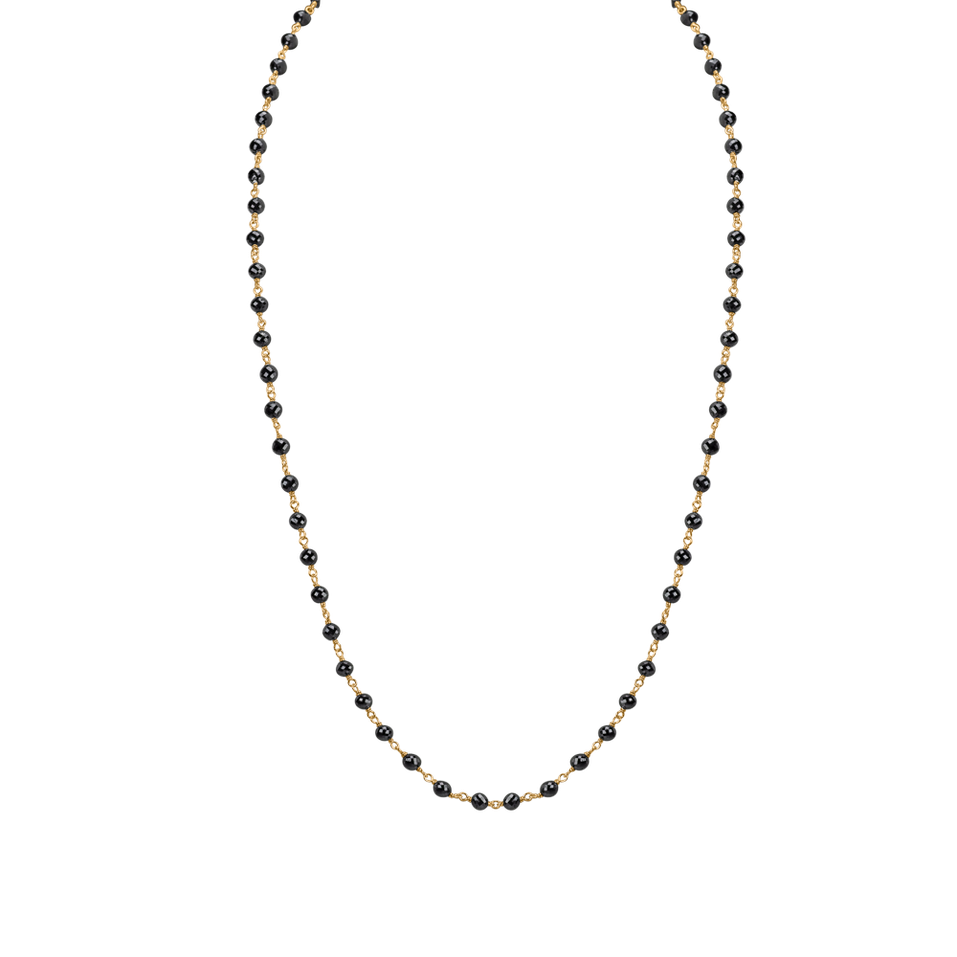 Náhrdelník s čiernymi diamantmi Dark Melody