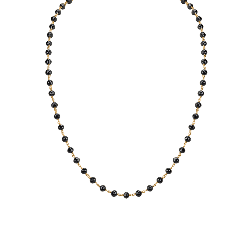 Náhrdelník s čiernymi diamantmi Dark Melody