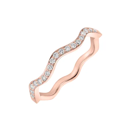 Prsteň s diamantmi Wavy Adventure