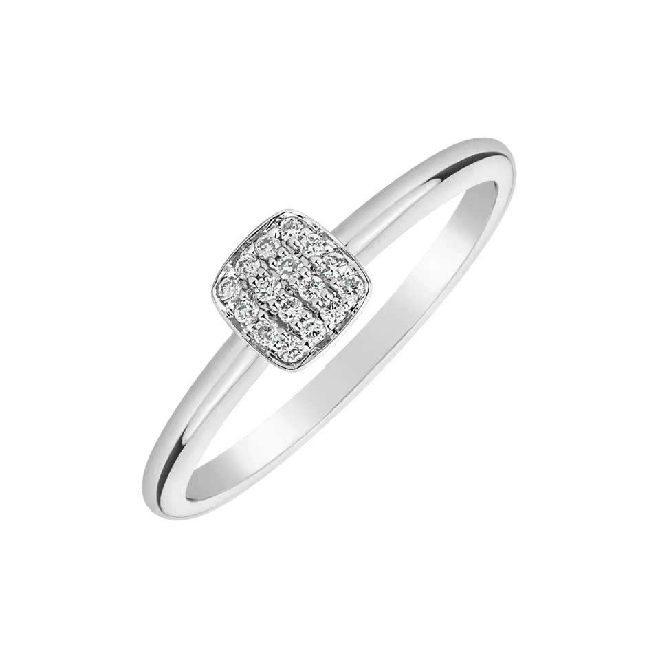 Prsteň s diamantmi Infinitely Minimalist