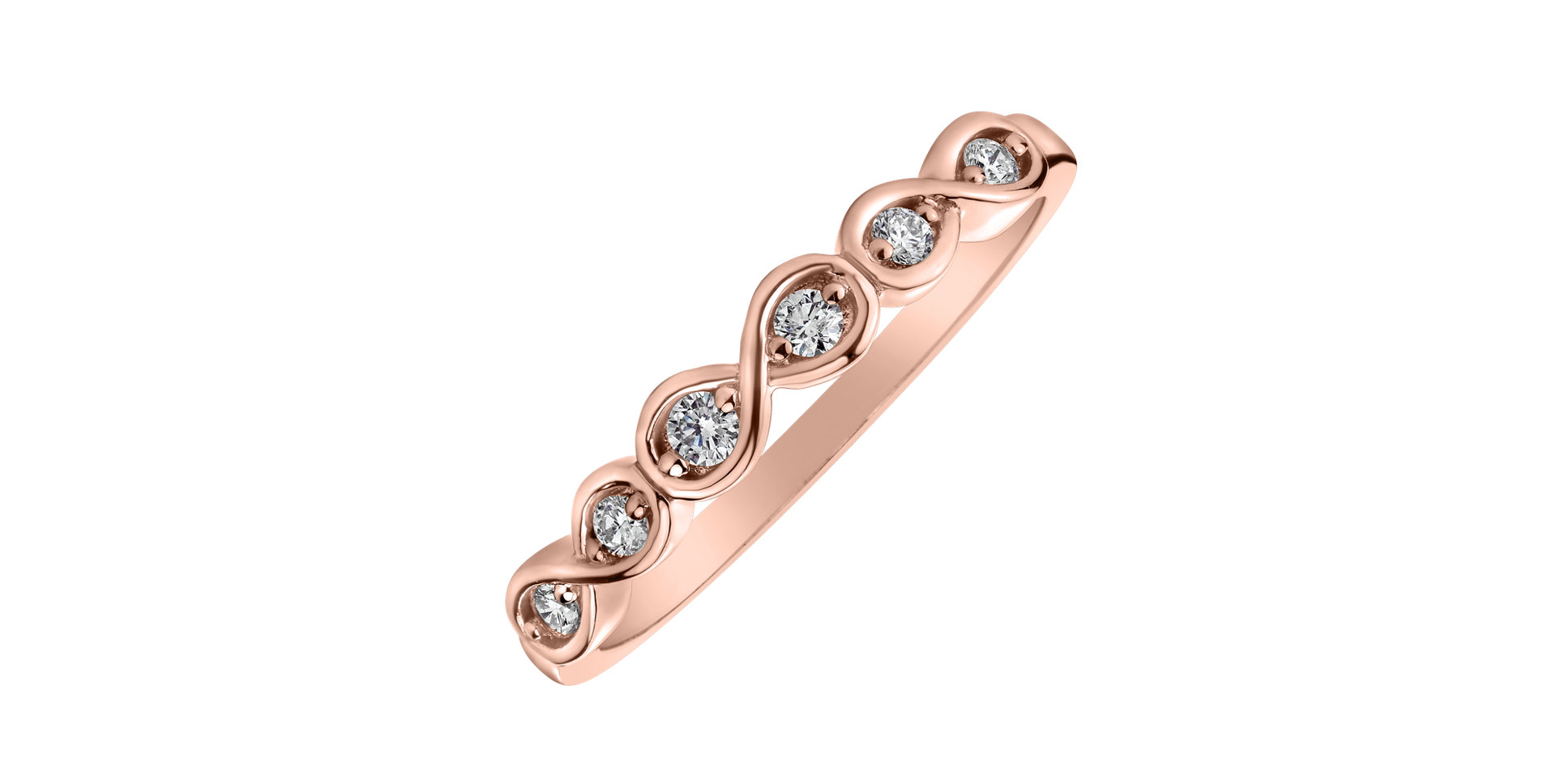 Prsteň s diamantmi Infinite Spark