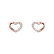Náušnice s diamantmi Shiny Hearts2