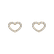 Náušnice s diamantmi Shiny Hearts2