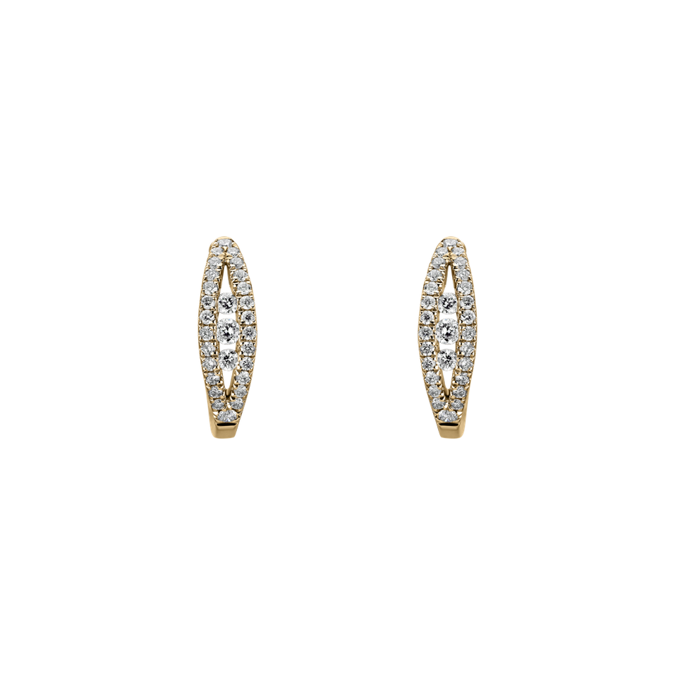 Náušnice s diamantmi Heaven Treasure