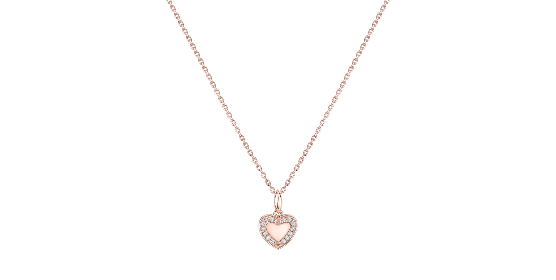 Přívěsok s diamantmi Diamond Lover