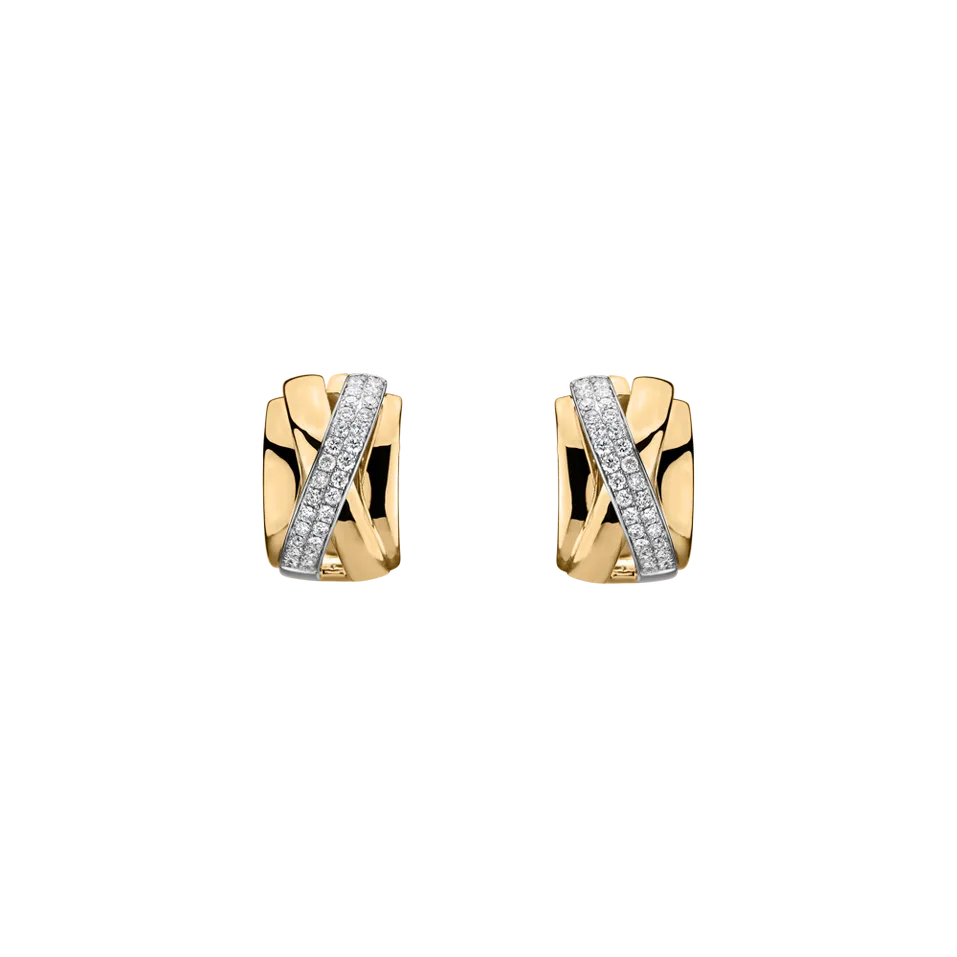 Náušnice s diamantmi Galaxy Signature