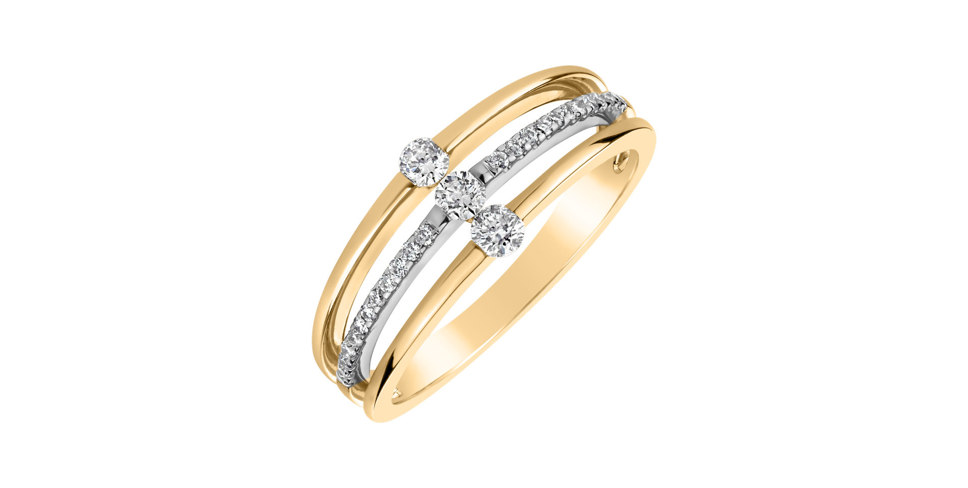 Prsteň s diamantmi Royal Infinity