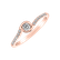 Prsteň s diamantmi Love Twist2