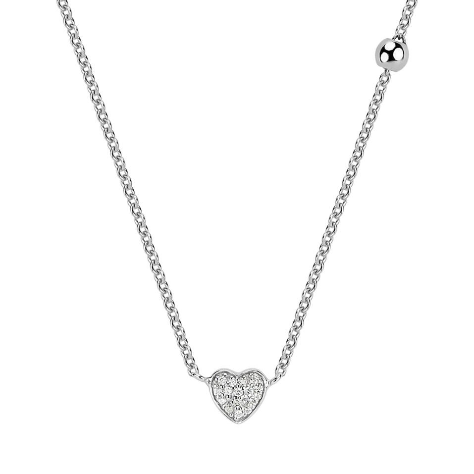 Náhrdelník s diamantmi Tender Heart