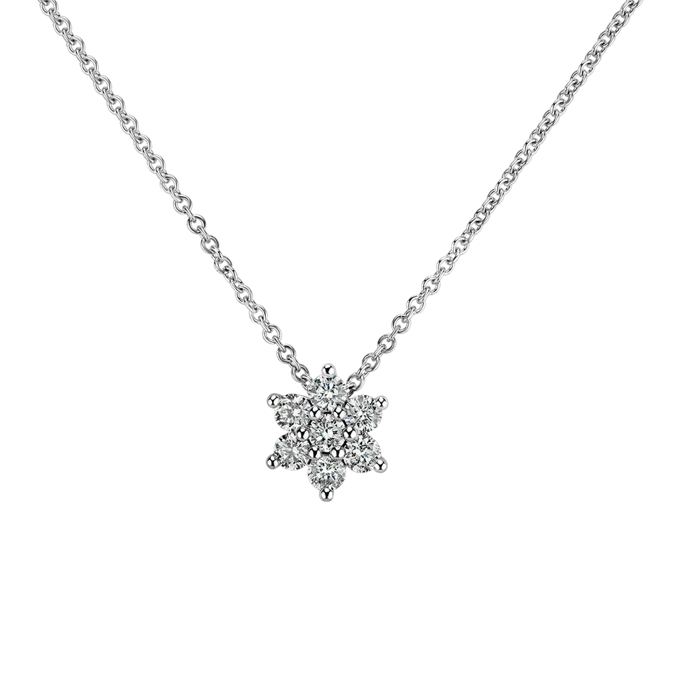 Náhrdelník s diamantmi Shiny Star