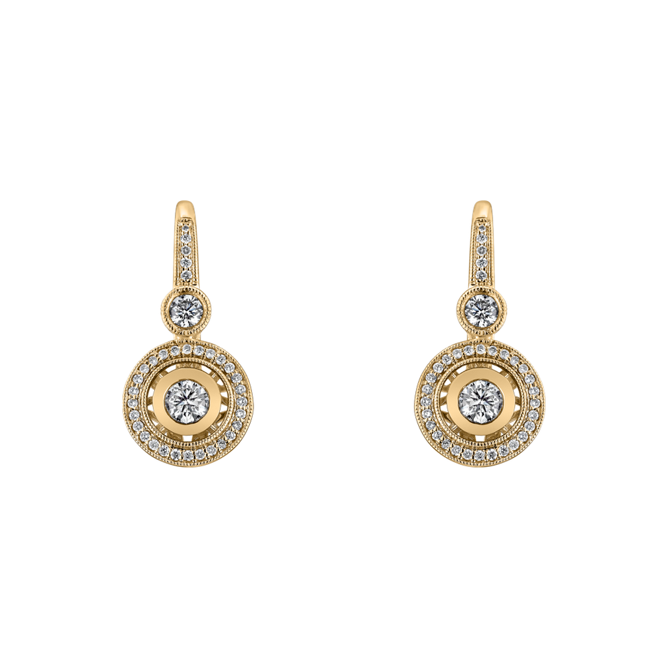 Náušnice s diamantmi Monarch Love