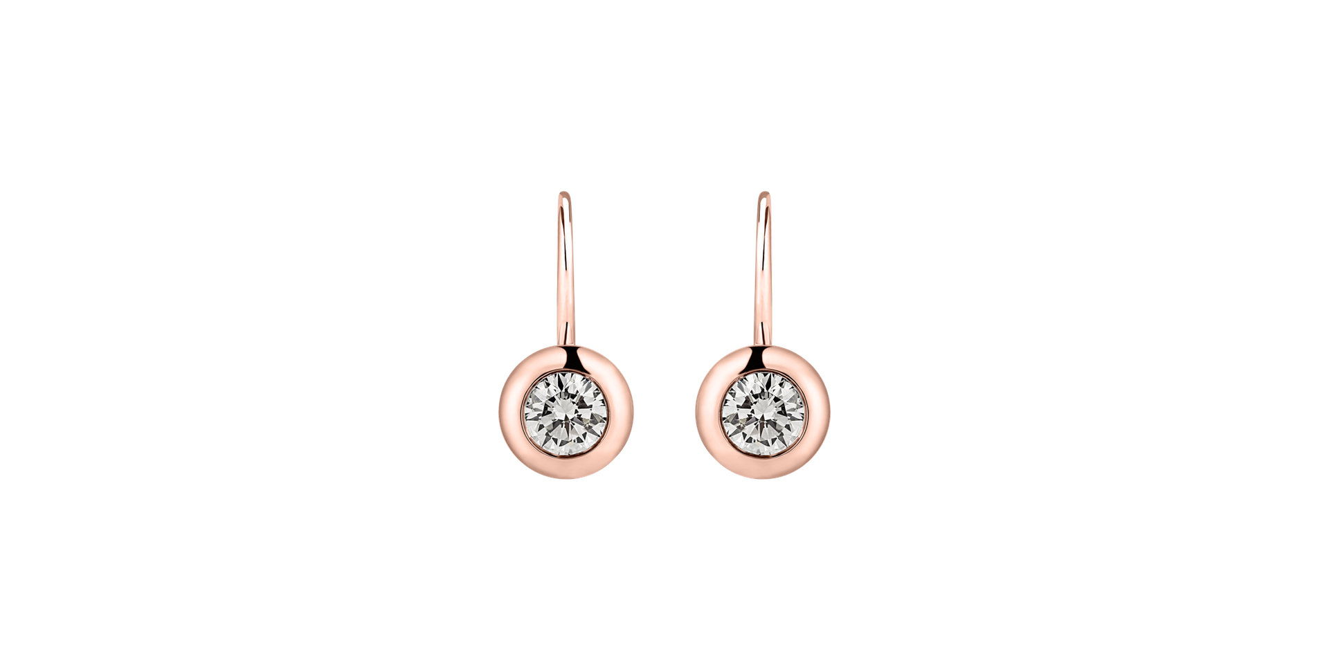 Náušnice s diamantom Sparkling Dots