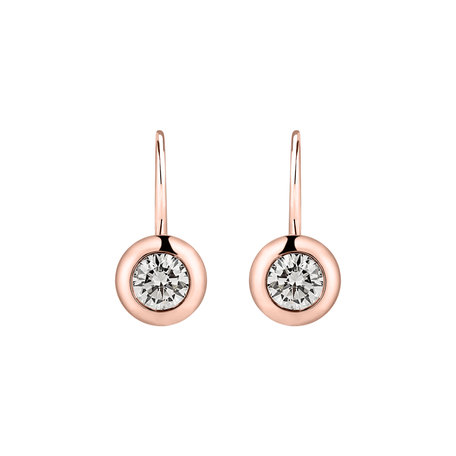 Náušnice s diamantom Sparkling Dots