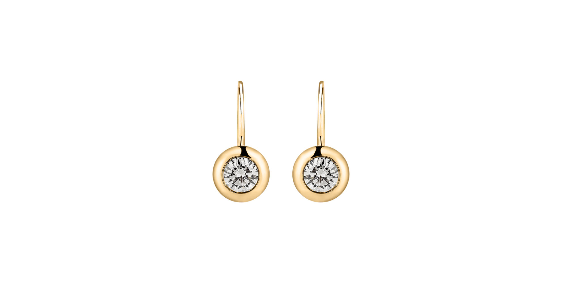Náušnice s diamantom Sparkling Dots