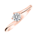 Prsteň s diamantom Vivid Love2