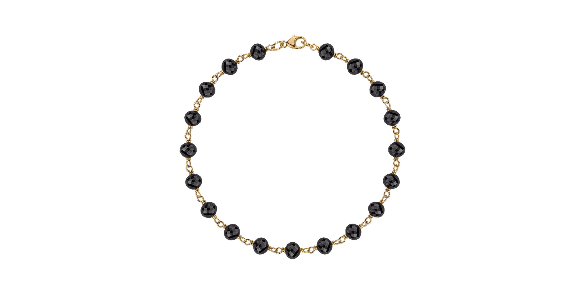 Náramok s čiernymi diamantmi Dark Melody