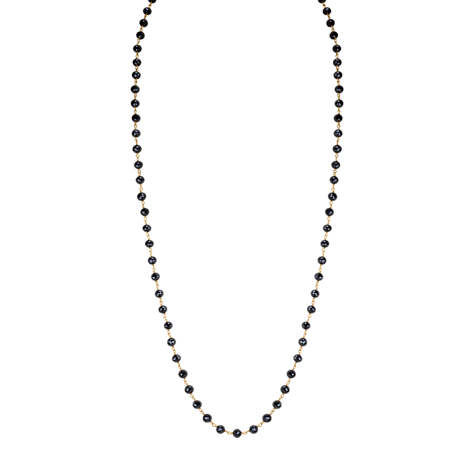 Náhrdelník s čiernymi diamantmi Dark Melody