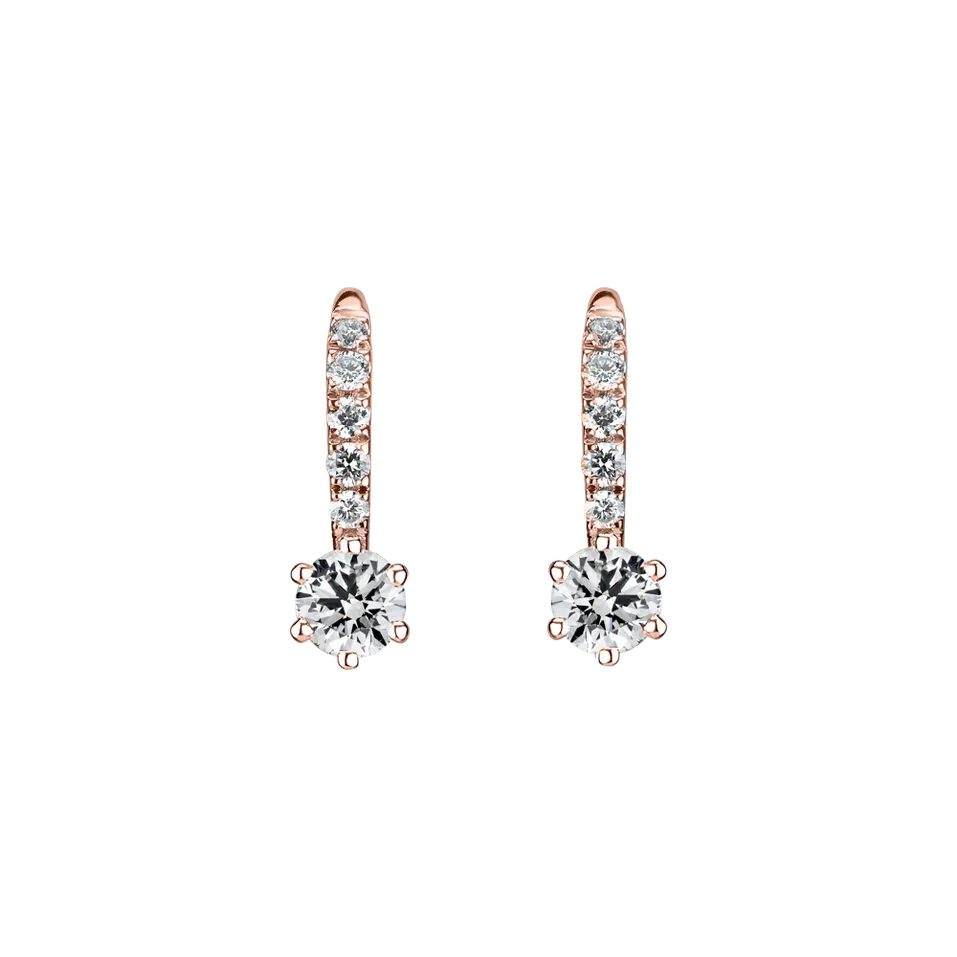 Náušnice s diamantmi Essential Glow