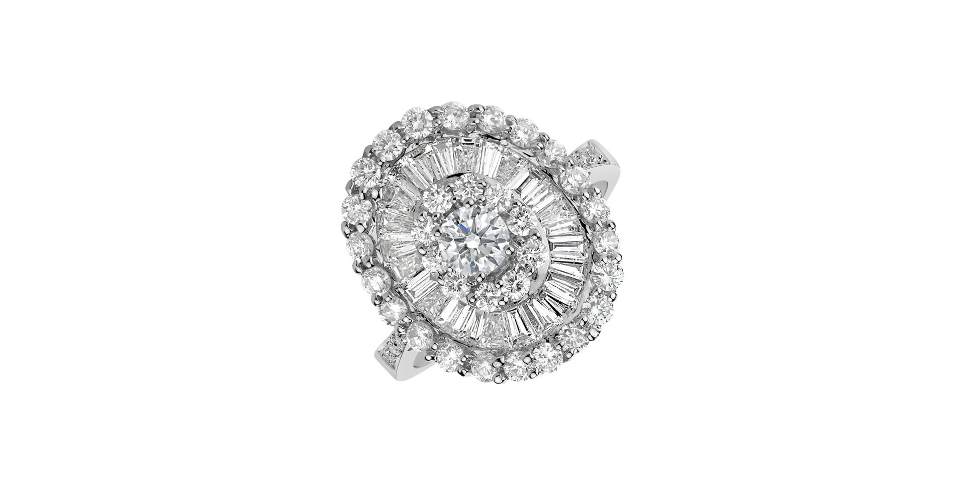 Prsteň s diamantmi Cynthia