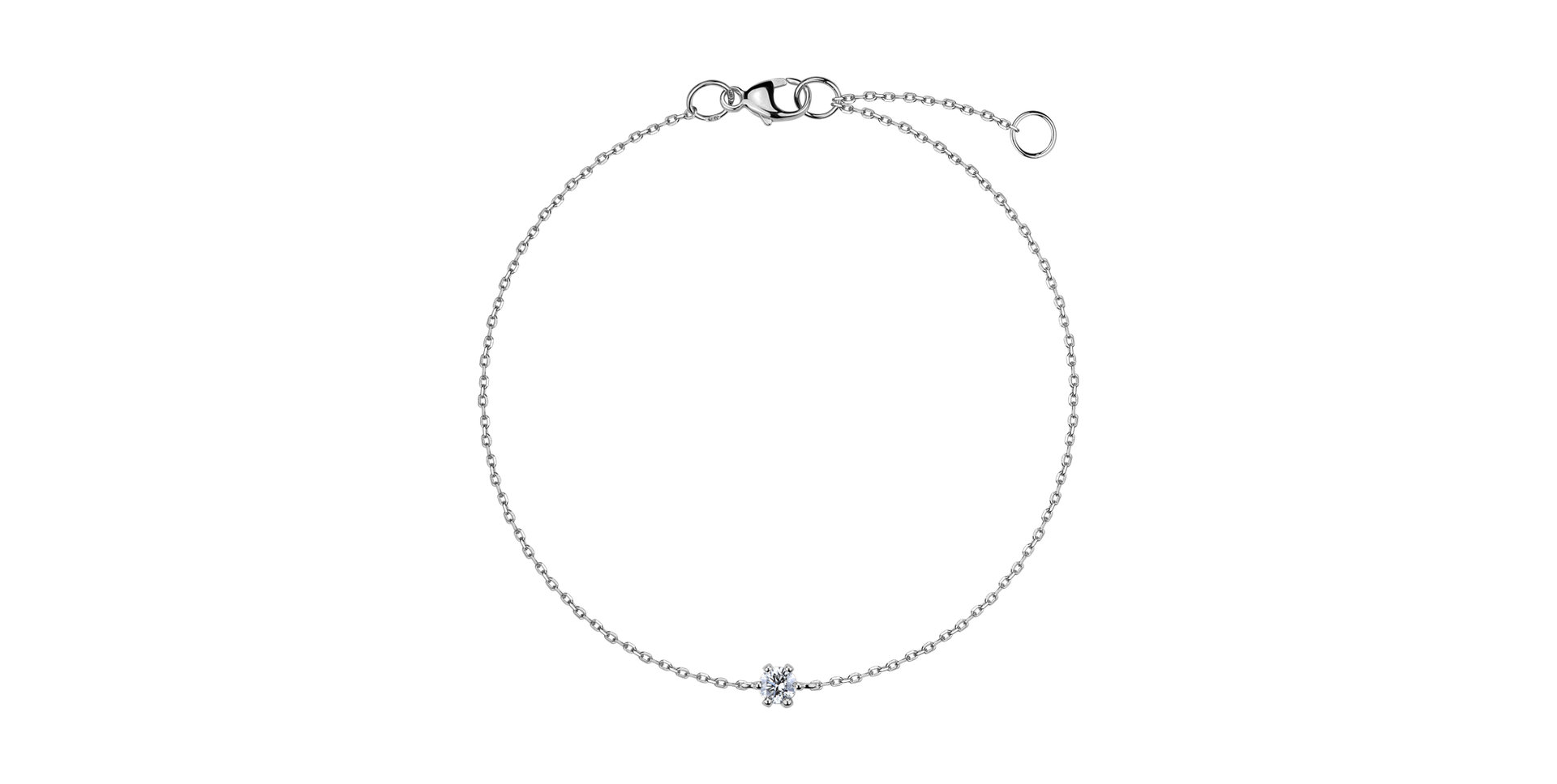 Náramok s diamantom Essential Shine
