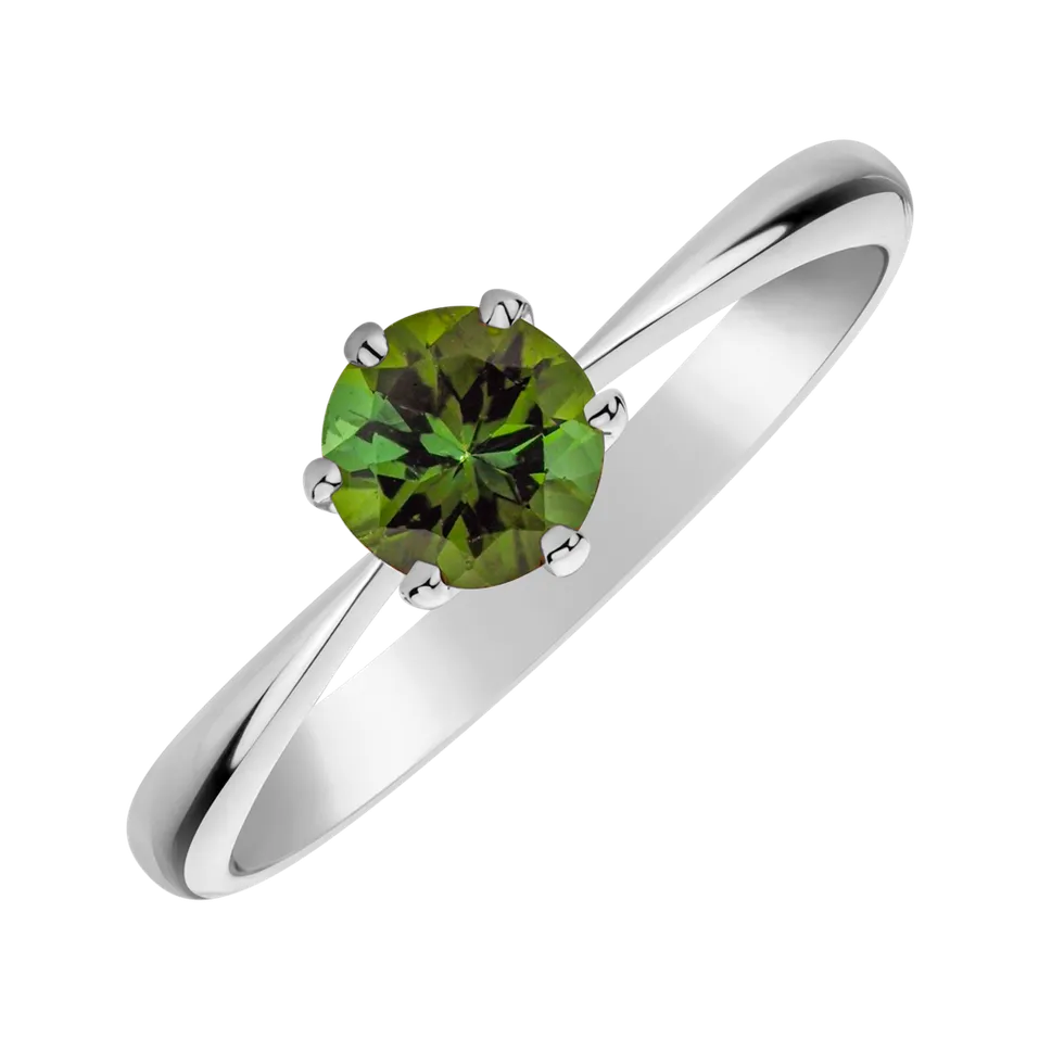 Prsteň s turmalínom green Bonbon