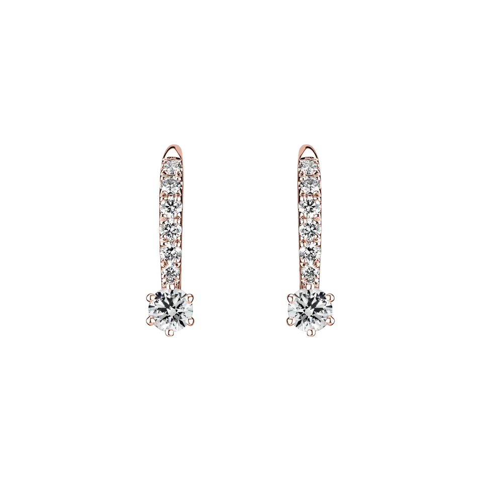 Náušnice s diamantmi Sparkless