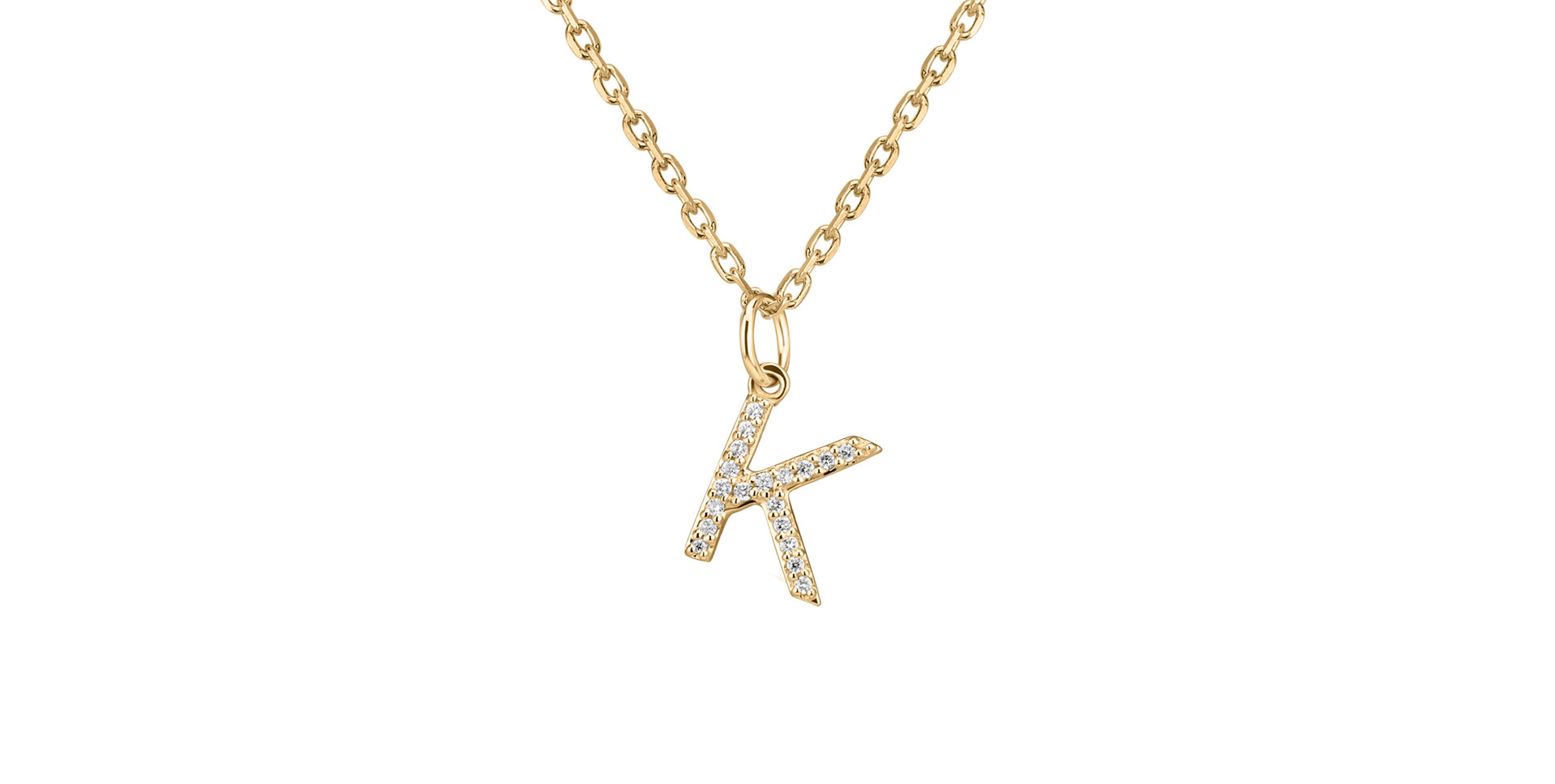 Prívesok s diamantmi Line Glitter  K