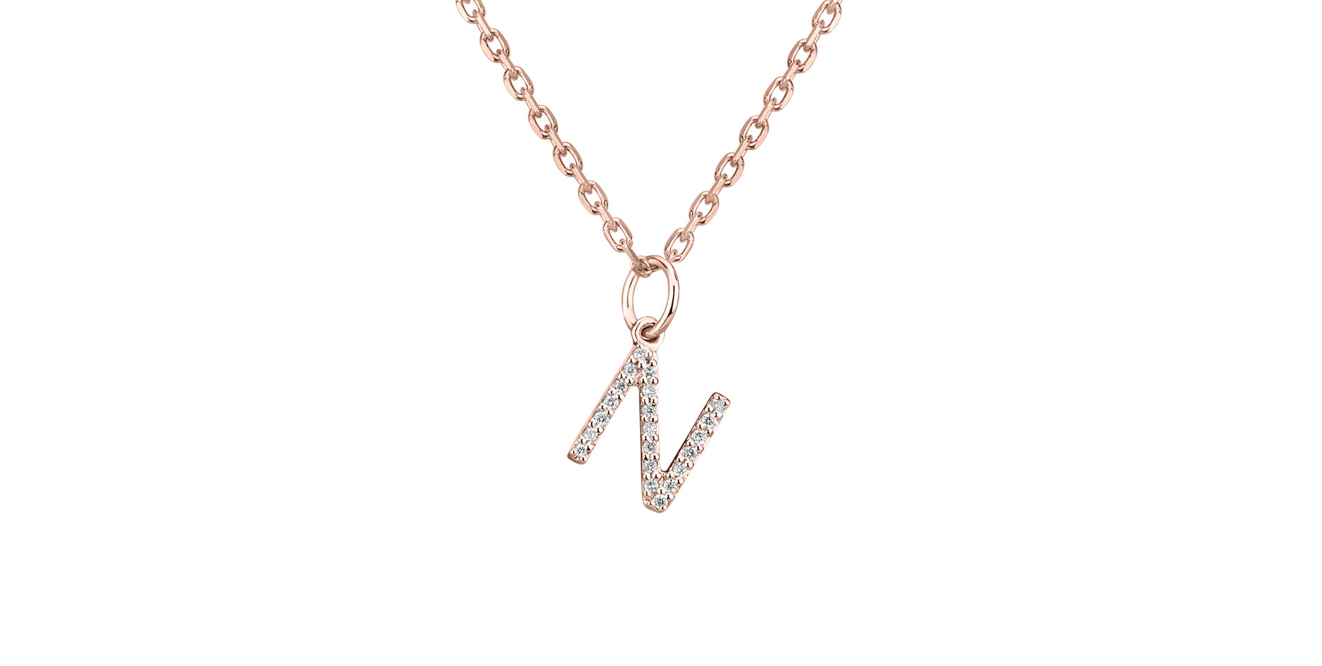 Prívesok s diamantmi Line Glitter  N