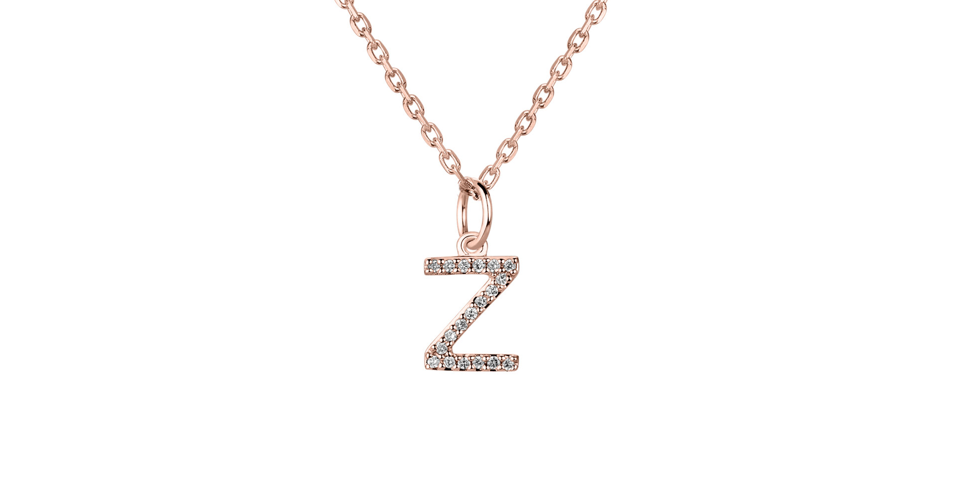 Prívesok s diamantmi Line Glitter  Z