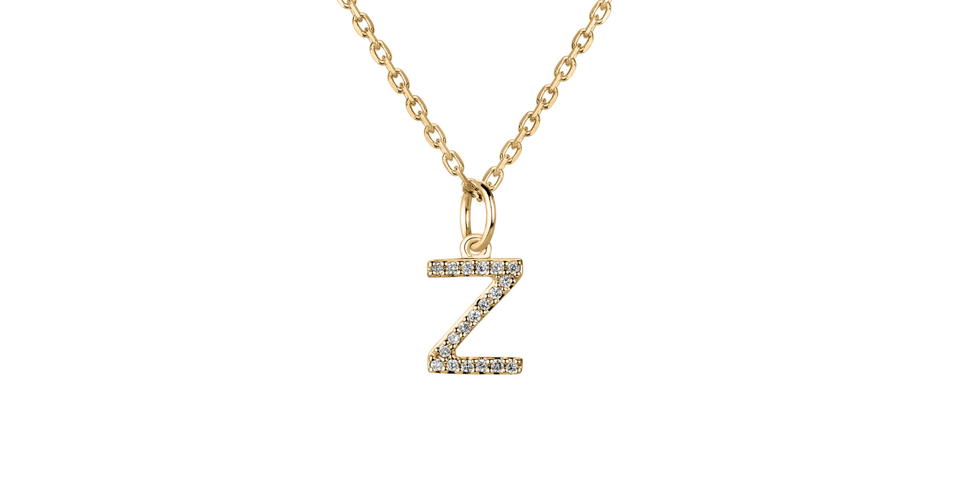 Prívesok s diamantmi Line Glitter  Z