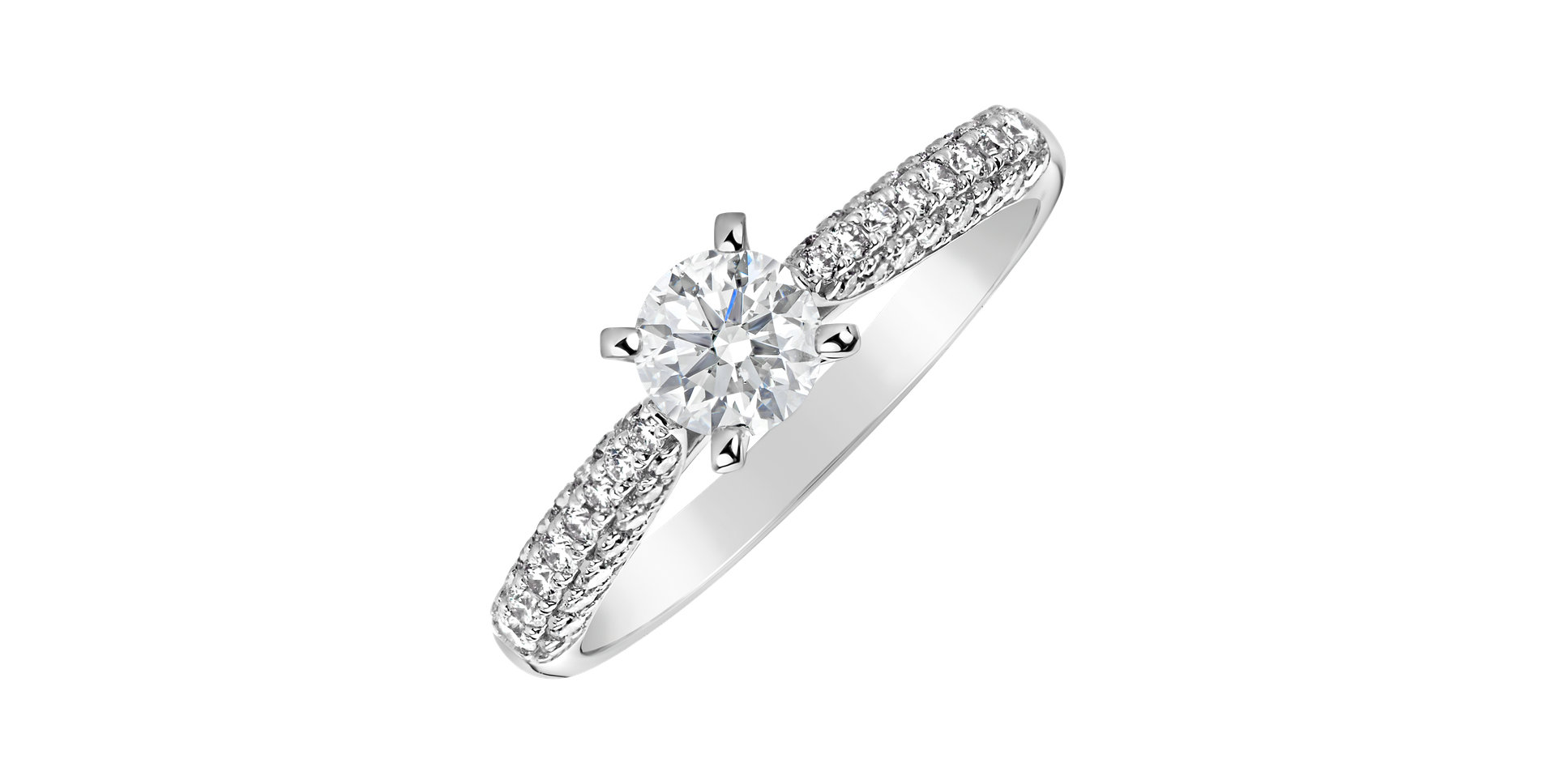 Prsteň s diamantmi Luxury Romance